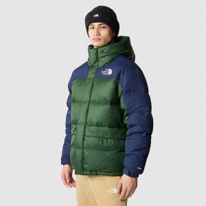 Men's The North Face Himalayan Parka Deep Green / Navy | NZ-4823971