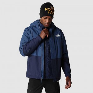 Men's The North Face New DryVent™ Synthetic Triclimate 3 In 1 Jackets Blue / Navy | NZ-7509621