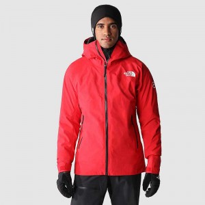 Men's The North Face Summit Chamlang FUTURELIGHT™ Softshell Jackets Red | NZ-3485176