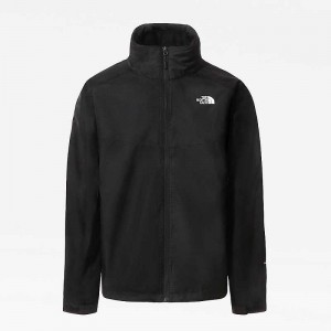 Men's The North Face Tetsu Rain Jackets Black | NZ-1695870