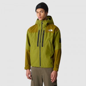 Men's The North Face Transverse 2L DryVent™ Rain Jackets Green | NZ-8975013