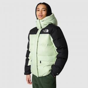 Women's The North Face Himalayan Down Jackets Olive / Black | NZ-7681945