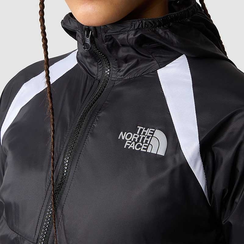 Girls' The North Face Never Stop Windbreaker Black | NZ-3109685