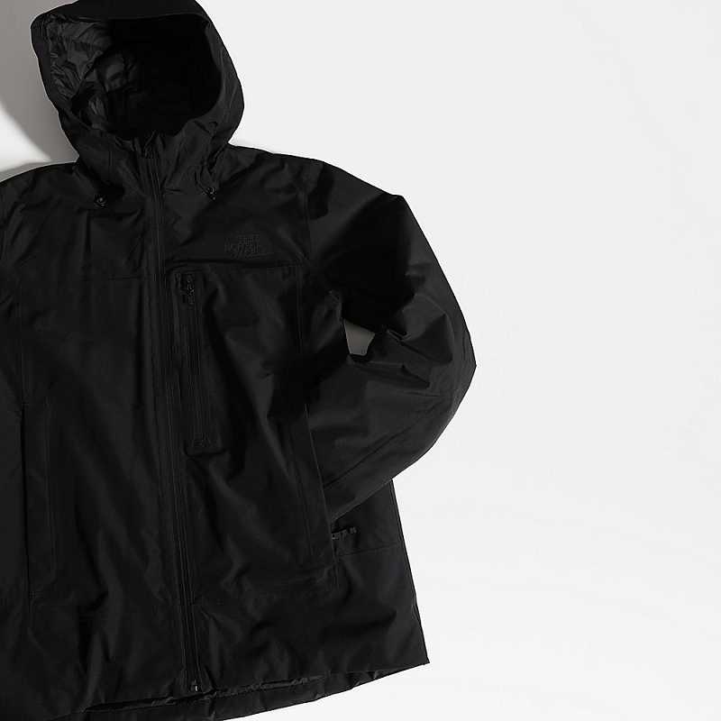 Men's The North Face Descendit Softshell Jackets Black | NZ-7401823